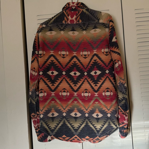 Vintage Polo Ralph Lauren RL RRL Wool Flannel Shirt Navajo Aztec Kanye Yeezy YZY - Picture 14 of 16